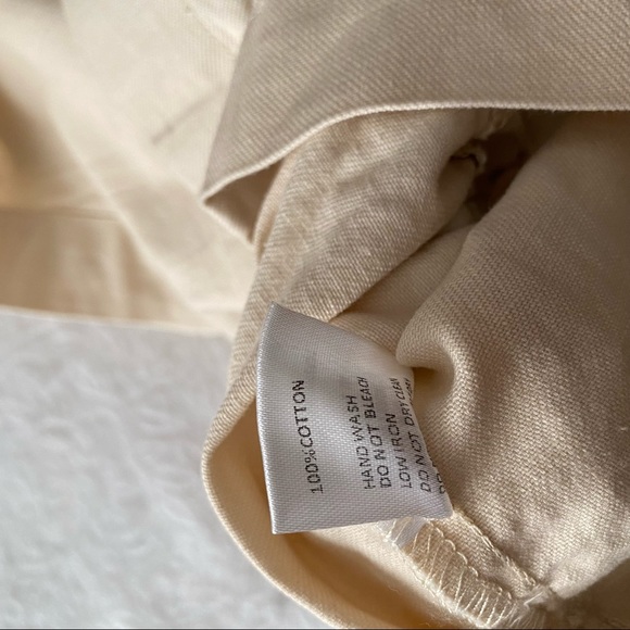 NWT Nasty Gal’s Vera Lucy Cream Khaki High Paper bag Waist Shorts - Picture 9 of 12